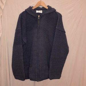 HANDMADE! Ecuador Blue Thick Woolie / Siwash